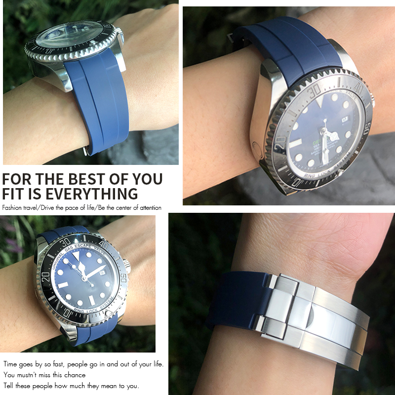 21mm Silicone Rubber Watch Ban – Rubber Strap Diver Bewertung und Preis