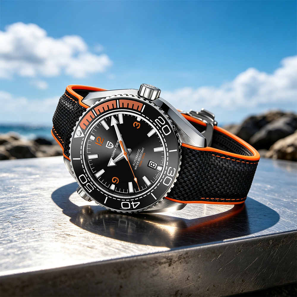 PAGANI DESIGN Diving Watch 100 – Rubber Strap Diver Bewertung und Preis