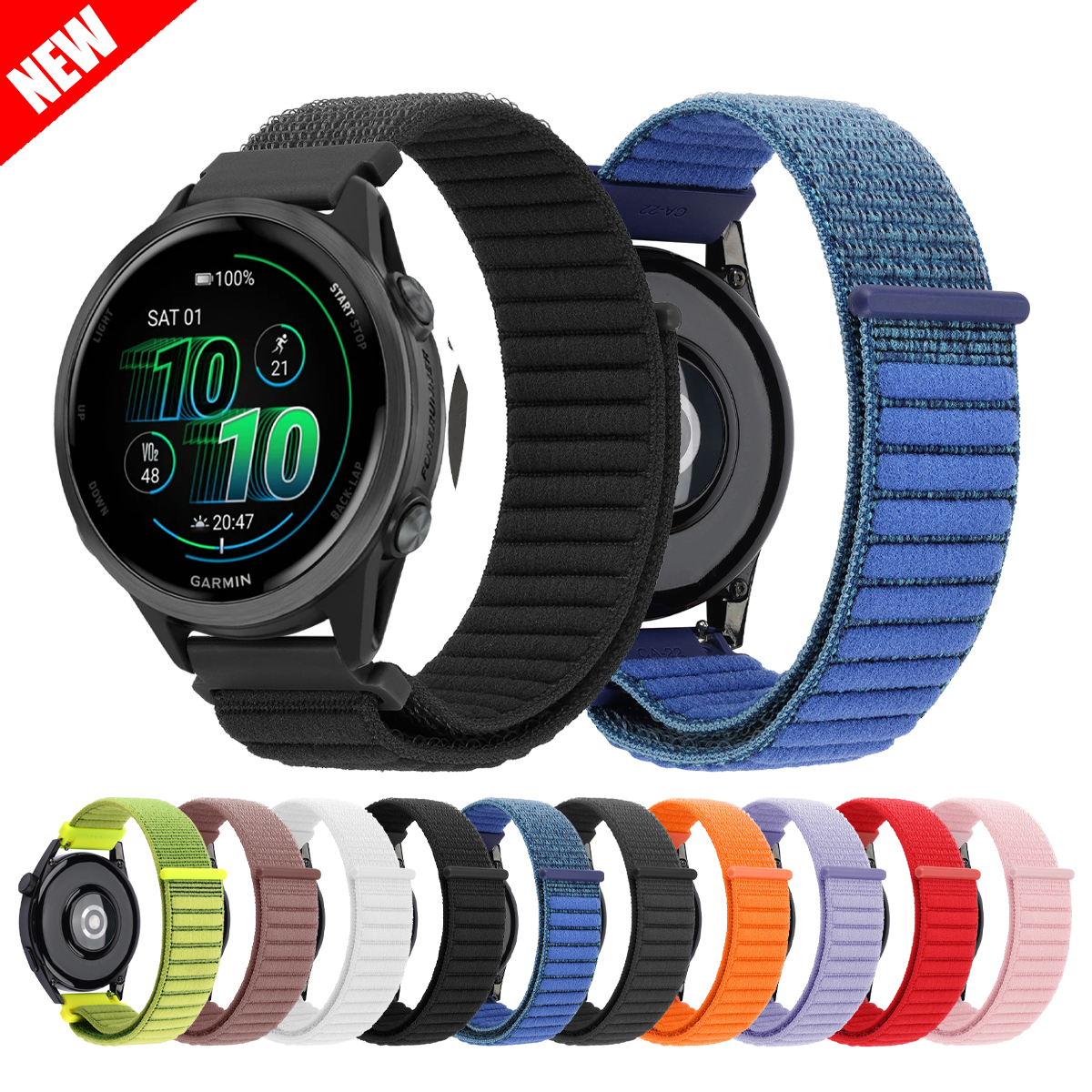 Nylon loop Band For Garmin Viv – Sport Loop Velcro Bewertung und Preis