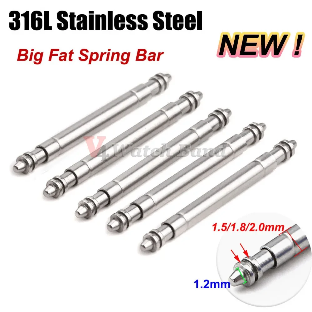 316L Stainless Steel Big Fat W – Spring Bar Tool Set Bewertung und Preis