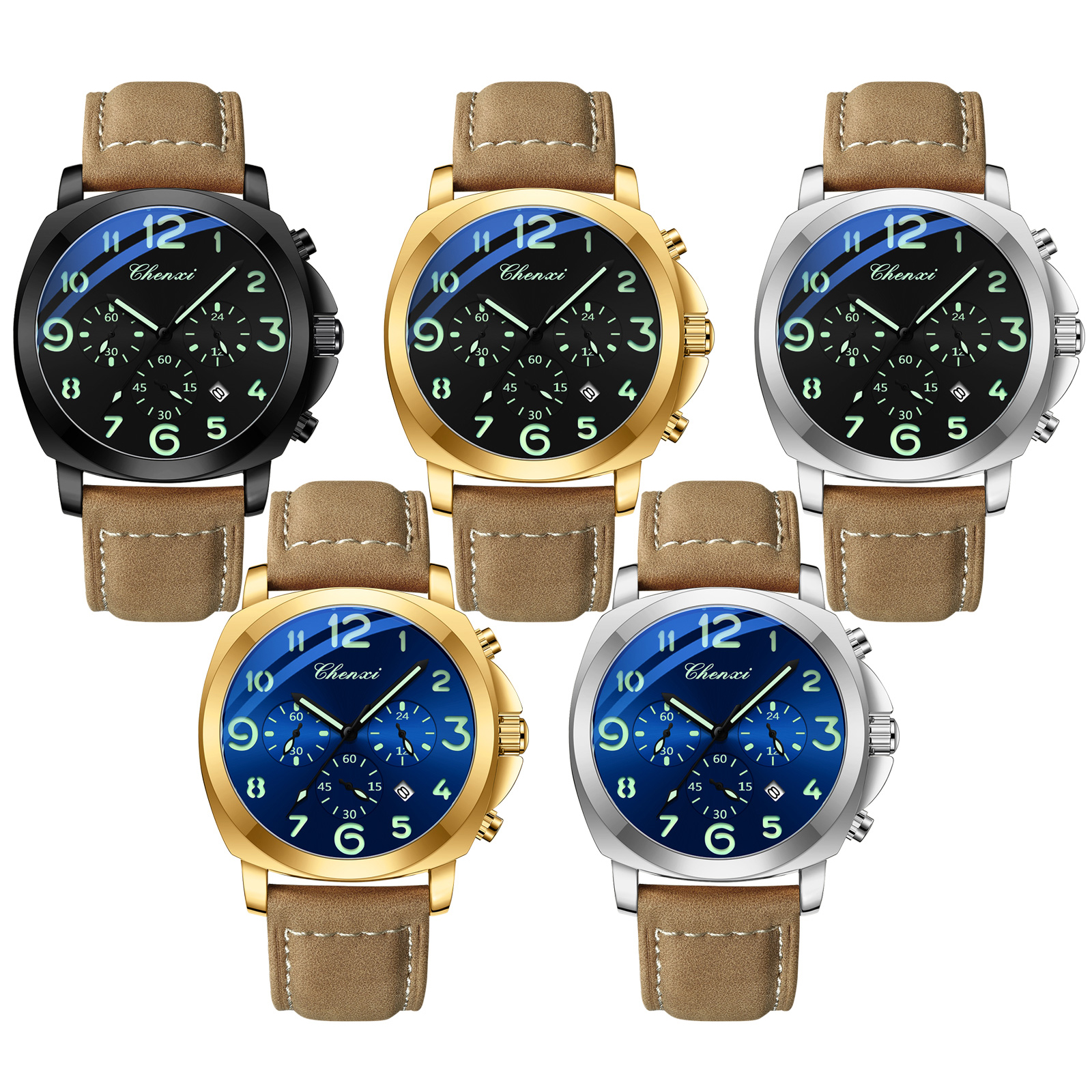 CHENXI Men Watch Multifunction – Leather Watch Band Men Bewertung und Preis