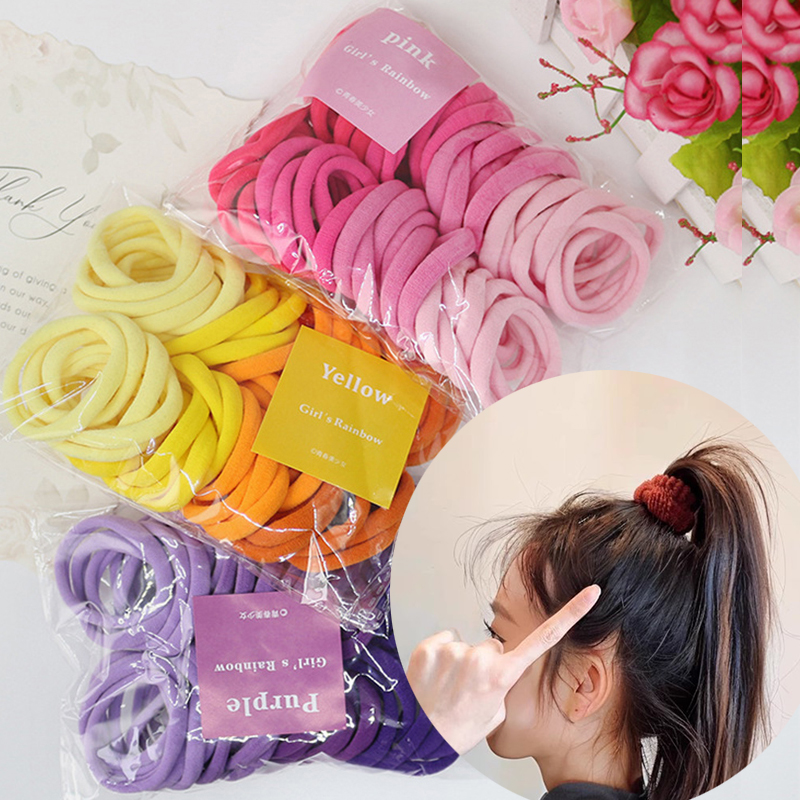 50PCS/Set Women Girls Basic Ha – Silicone Band Women Bewertung und Preis
