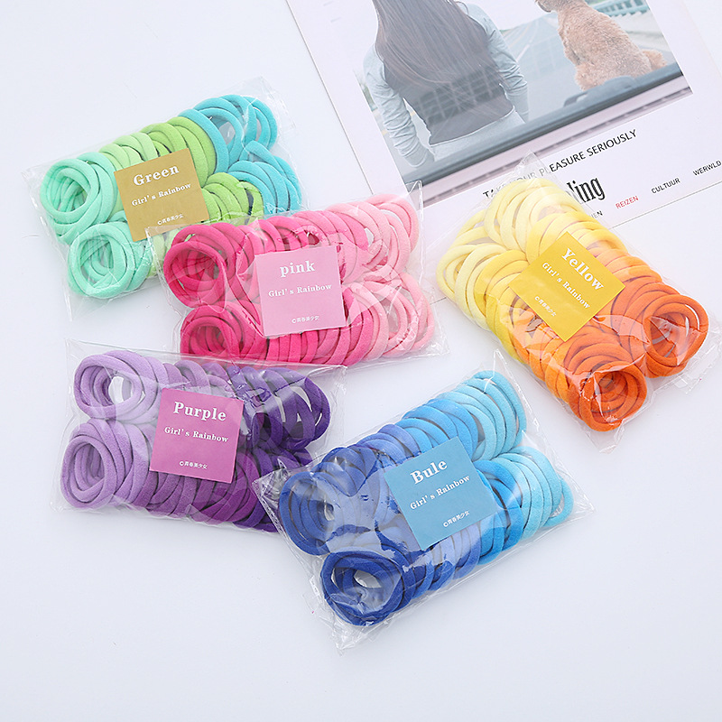 50PCS/Set Women Girls Basic Ha – Silicone Band Women Bewertung und Preis