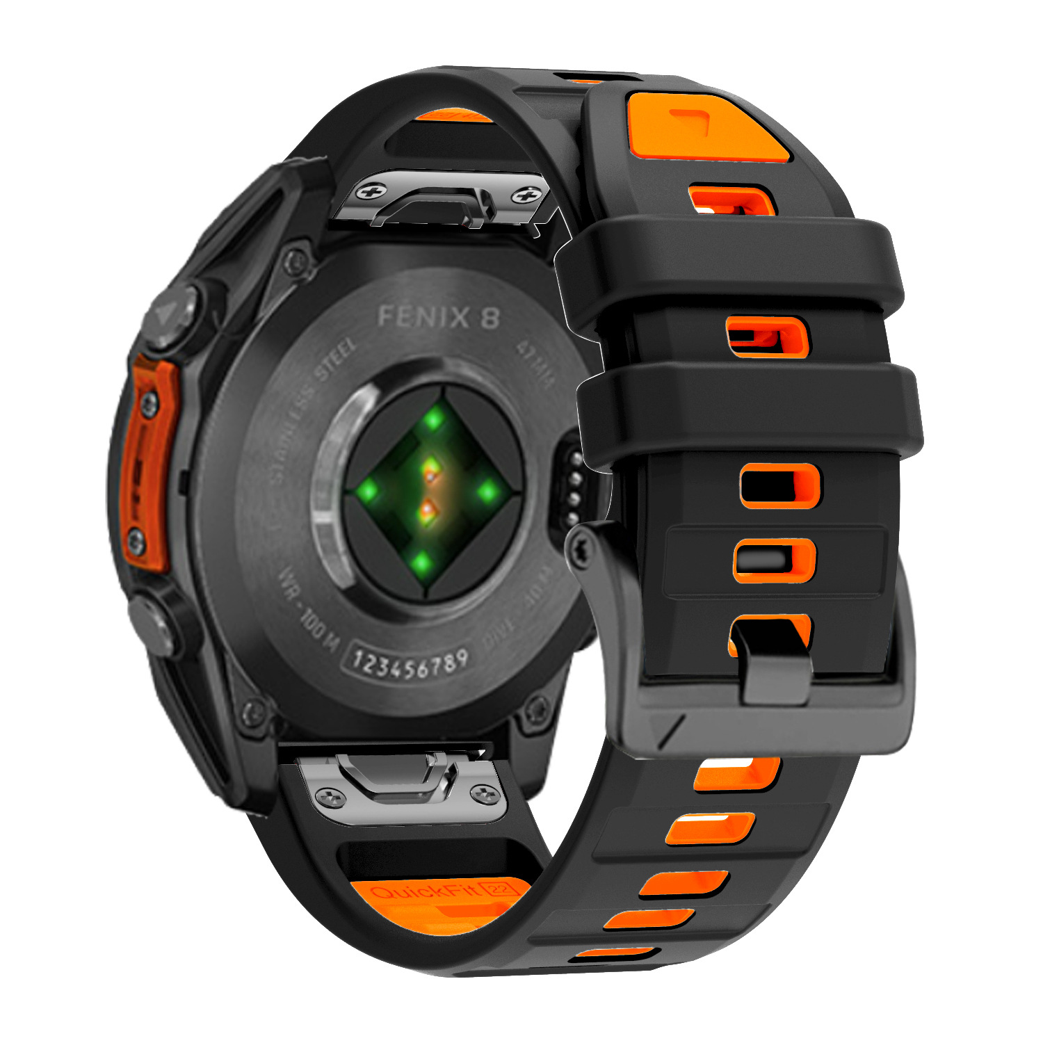 QuickFit 26mm 22mm Silicone Wa – Silicone Watch Band 22Mm Bewertung und Preis