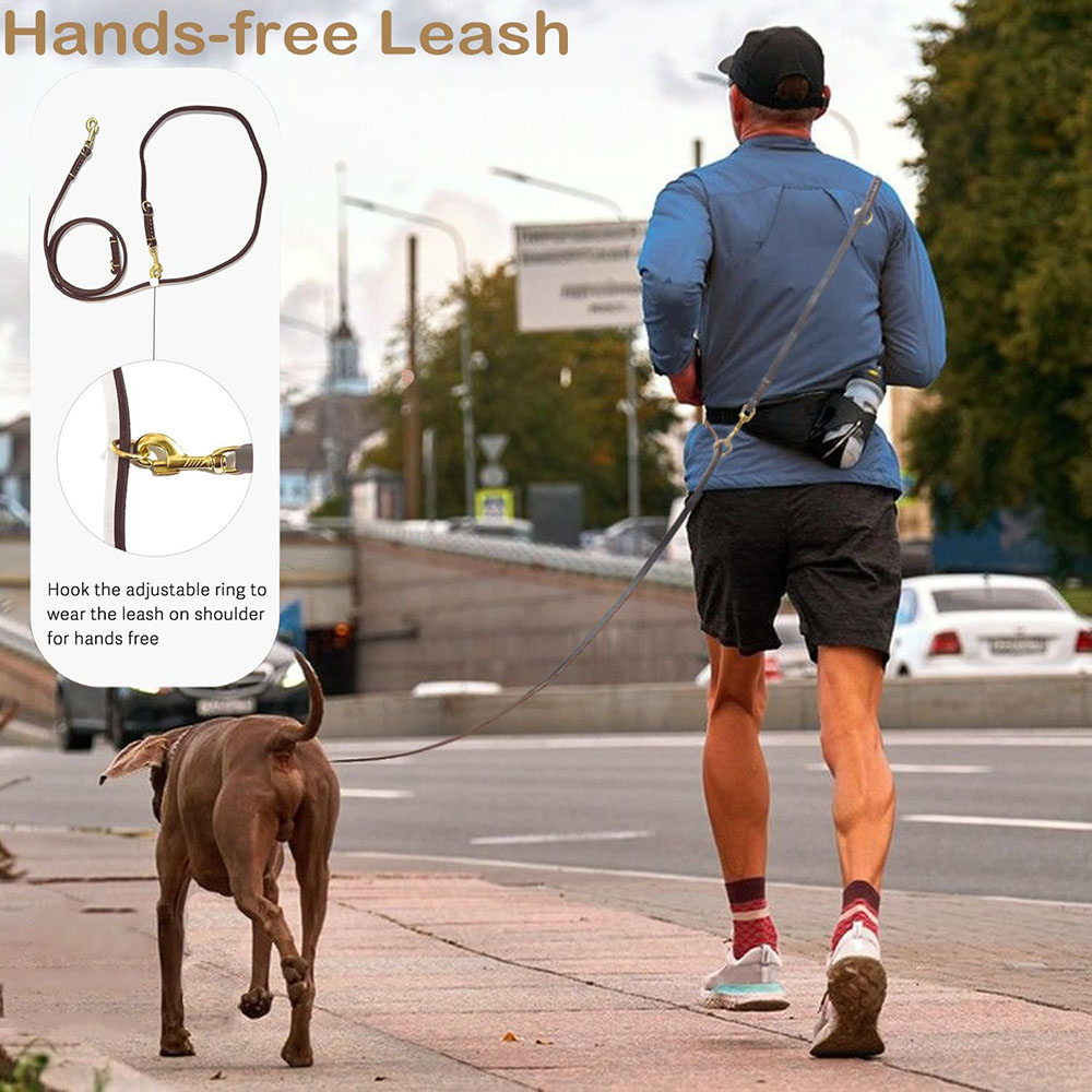 Multi Function Leather Dog Lea – Leather Strap Quick Release Bewertung und Preis