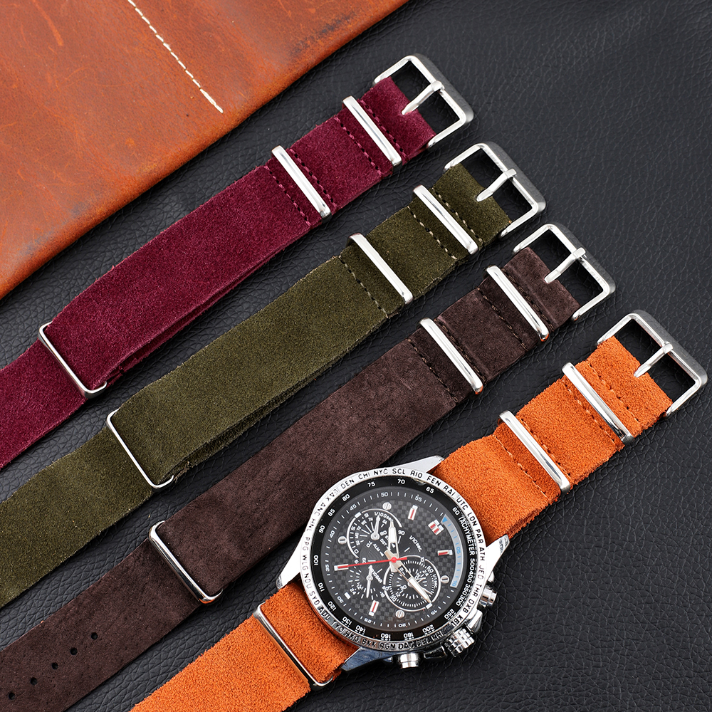 18mm 20mm 22mm Vintage Soft Su – Suede Strap Watch Bewertung und Preis