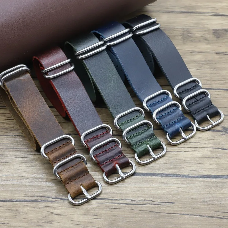 Vintage Genuine Leather Watch  – Nato Strap Nylon Bewertung und Preis
