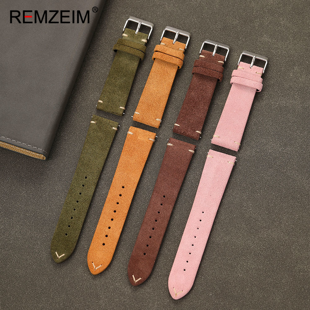 Unisex Suede Leather Watch Bel – Suede Strap Watch Bewertung und Preis