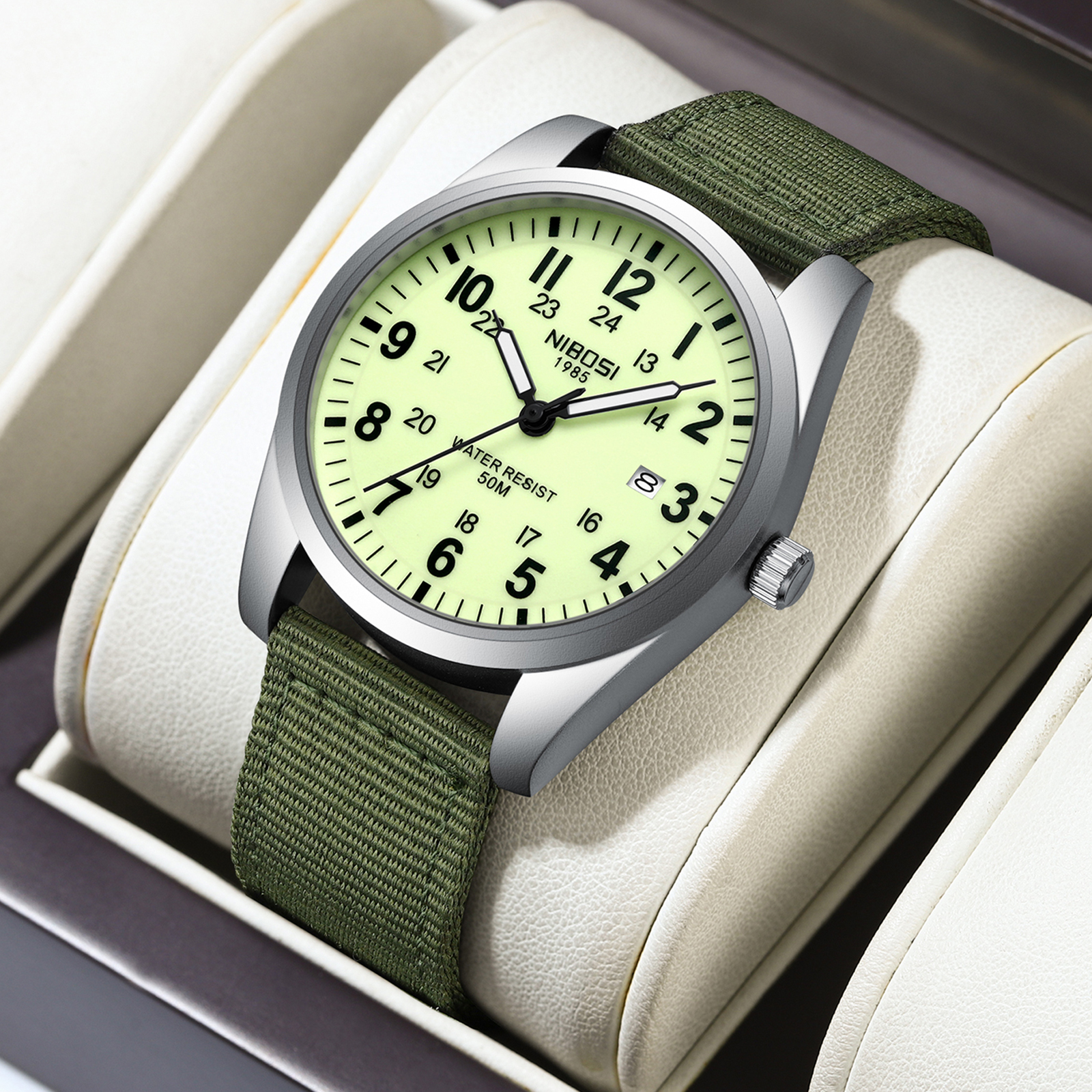 NIBOSI Mens Watches Analog Mil – Tropic Strap Vintage Bewertung und Preis