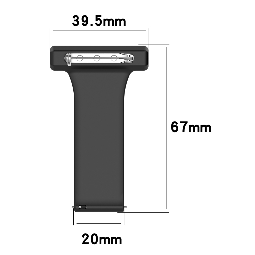 Pin Brooch Watch Strap 20MM 22 – Silicone Watch Band 22Mm Bewertung und Preis