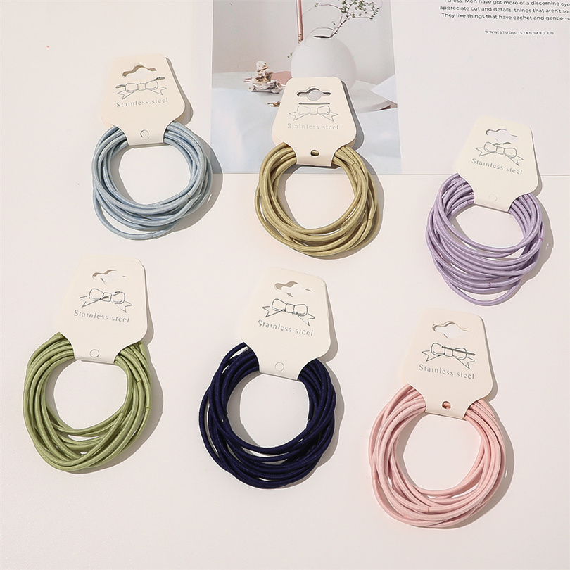 10PCS Women Girls Simple Basic – Silicone Band Women Bewertung und Preis