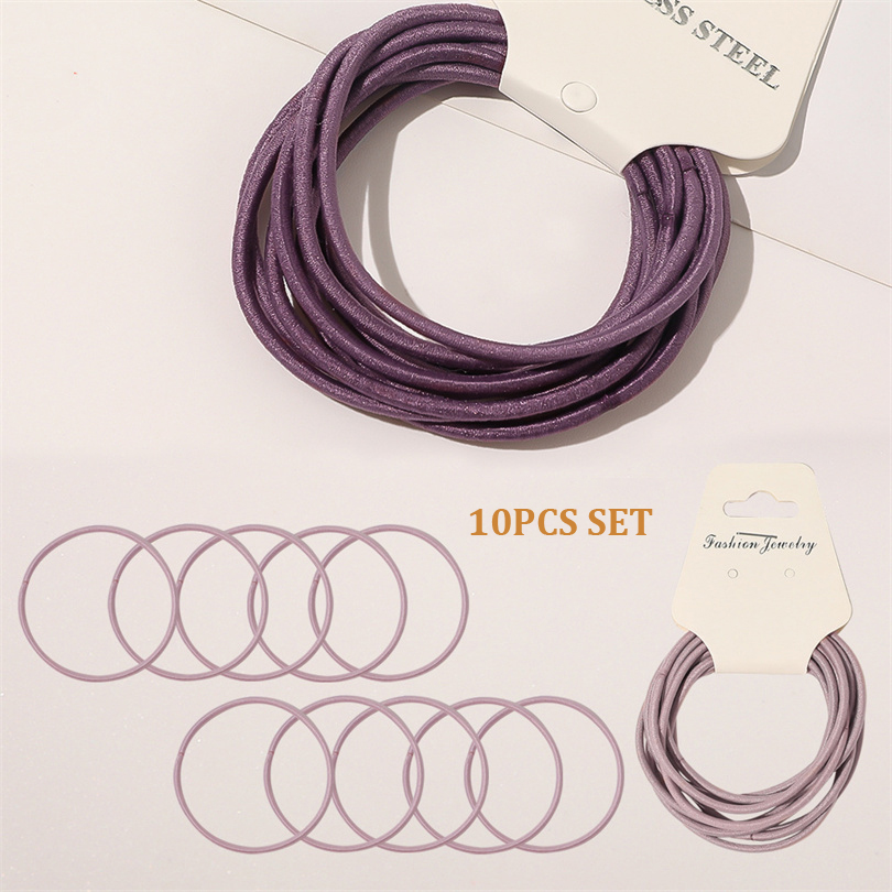 10PCS Women Girls Simple Basic – Silicone Band Women Bewertung und Preis