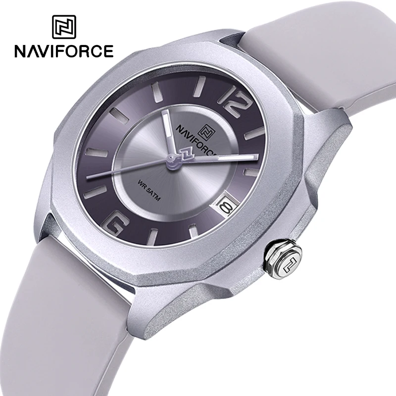 NAVIFORCE 7107 Watch for Women – Silicone Band Women Bewertung und Preis