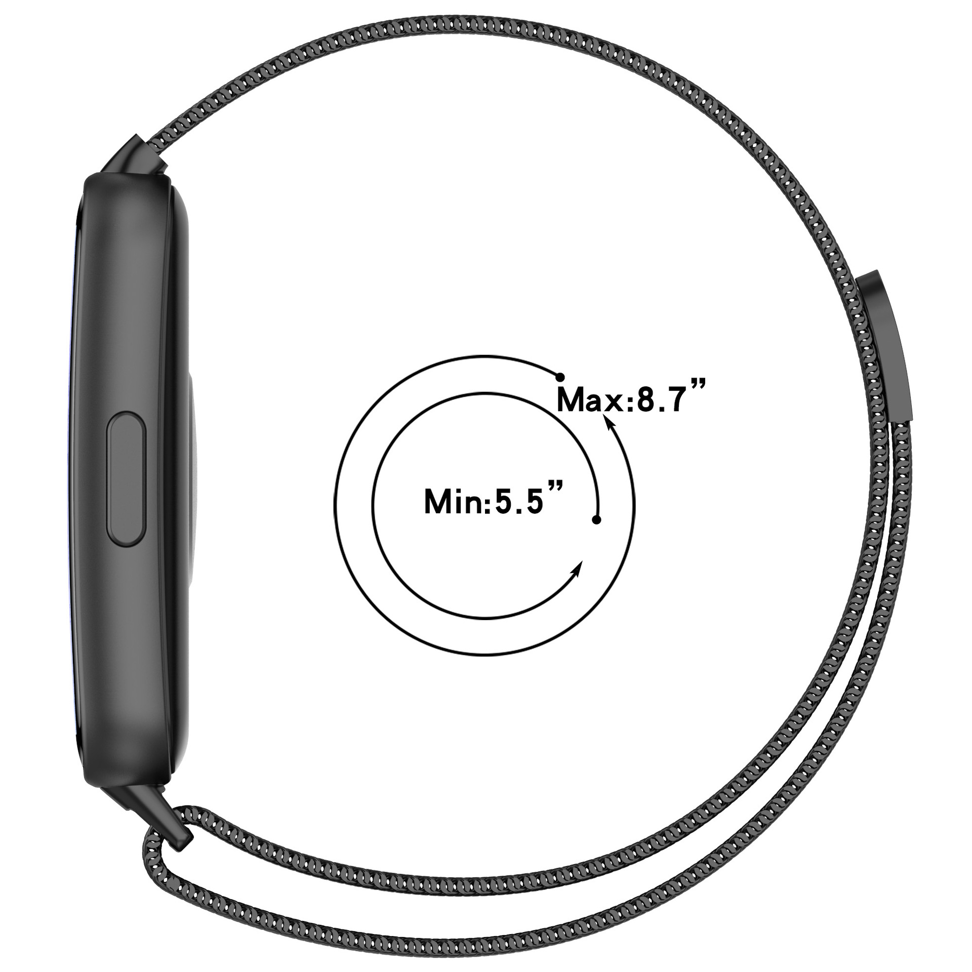 2in1 Strap Case For Huawei Ban – Milanese Loop Magnetic Bewertung und Preis
