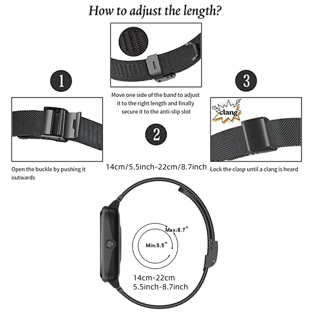 Metal Bands for CMF Watch Pro  – Mesh Strap Metal Bewertung und Preis