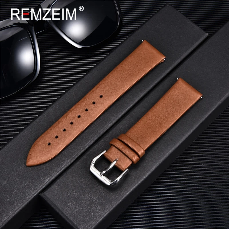 Ultra-thin Genuine Leather Wat – Rubber Strap Diver Bewertung und Preis