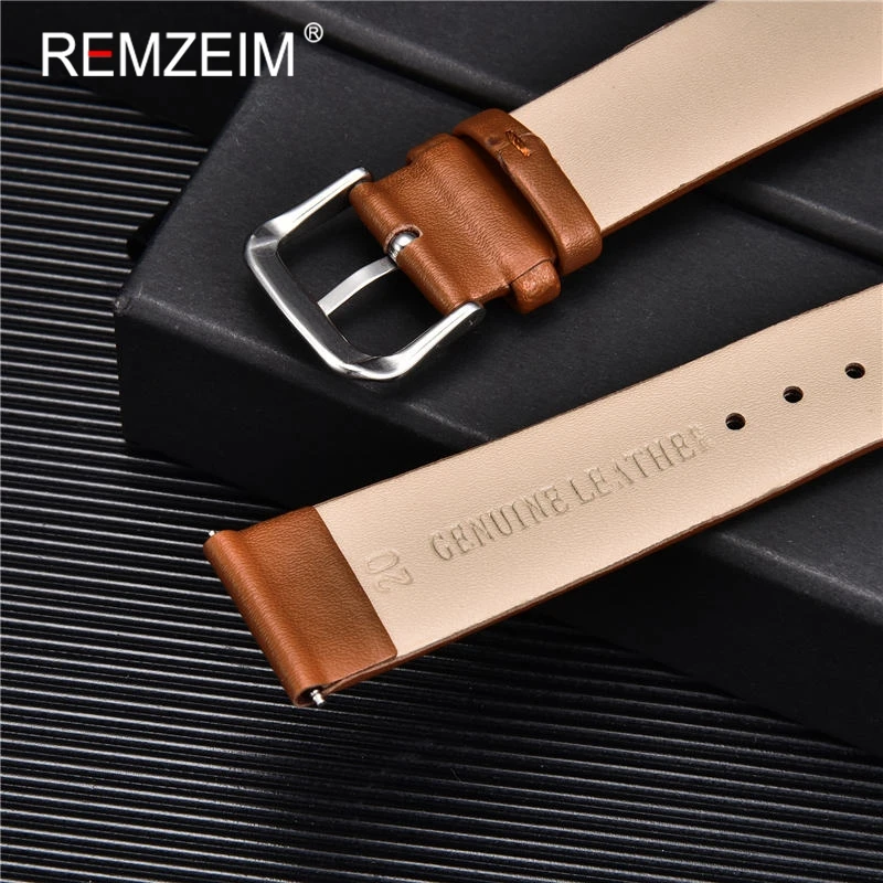 Ultra-thin Genuine Leather Wat – Rubber Strap Diver Bewertung und Preis