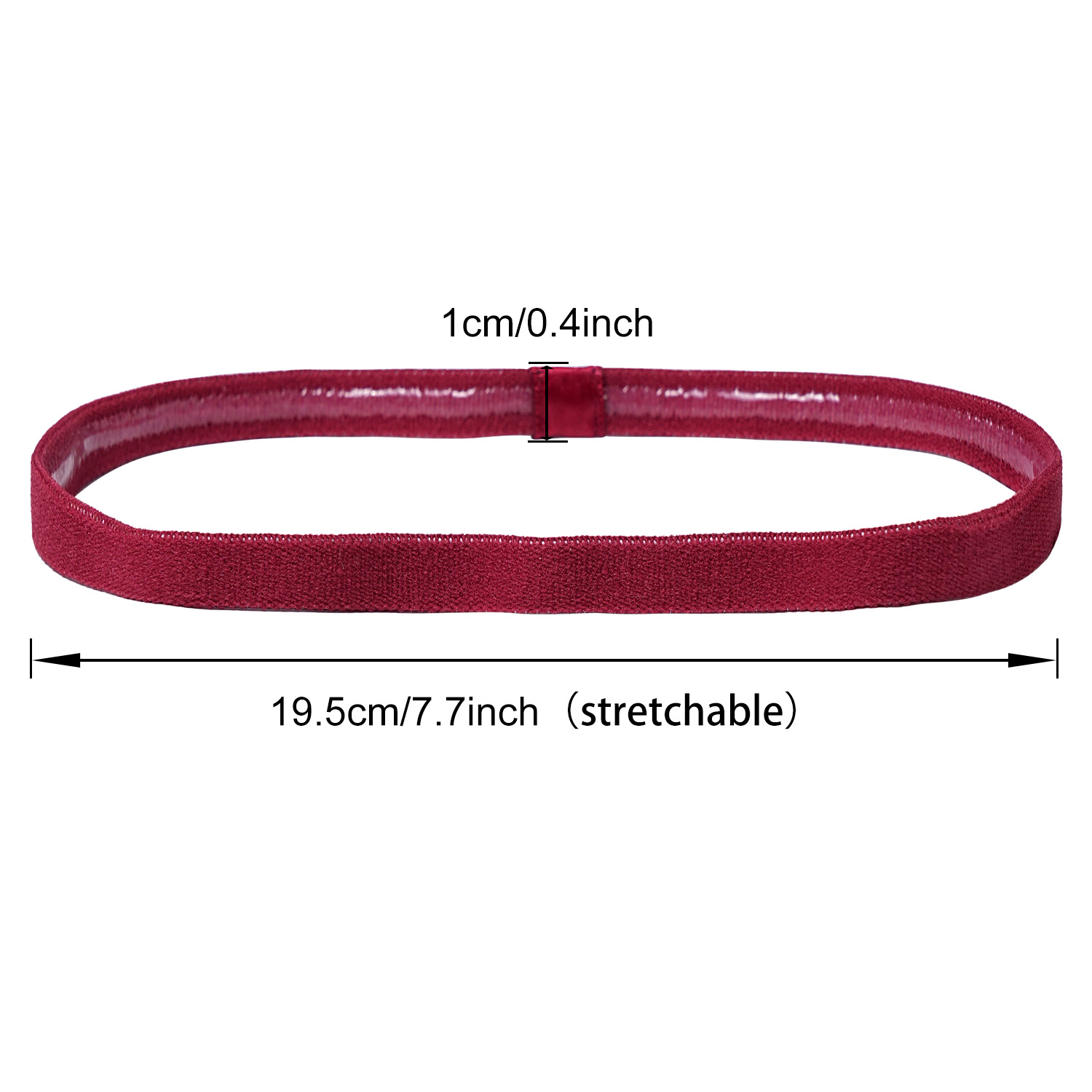 3Pcs Non-Slip Sports Hairband  – Silicone Band Women Bewertung und Preis