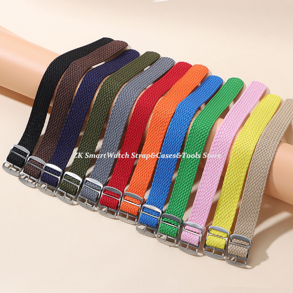 14mm 16mm 18mm 20mm 22mm Perlo – Perlon Strap Woven Bewertung und Preis