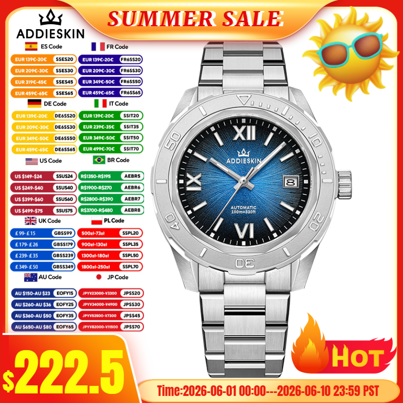 AddiesKin K002 Automatic Mecha – Stainless Bracelet Diver Bewertung und Preis