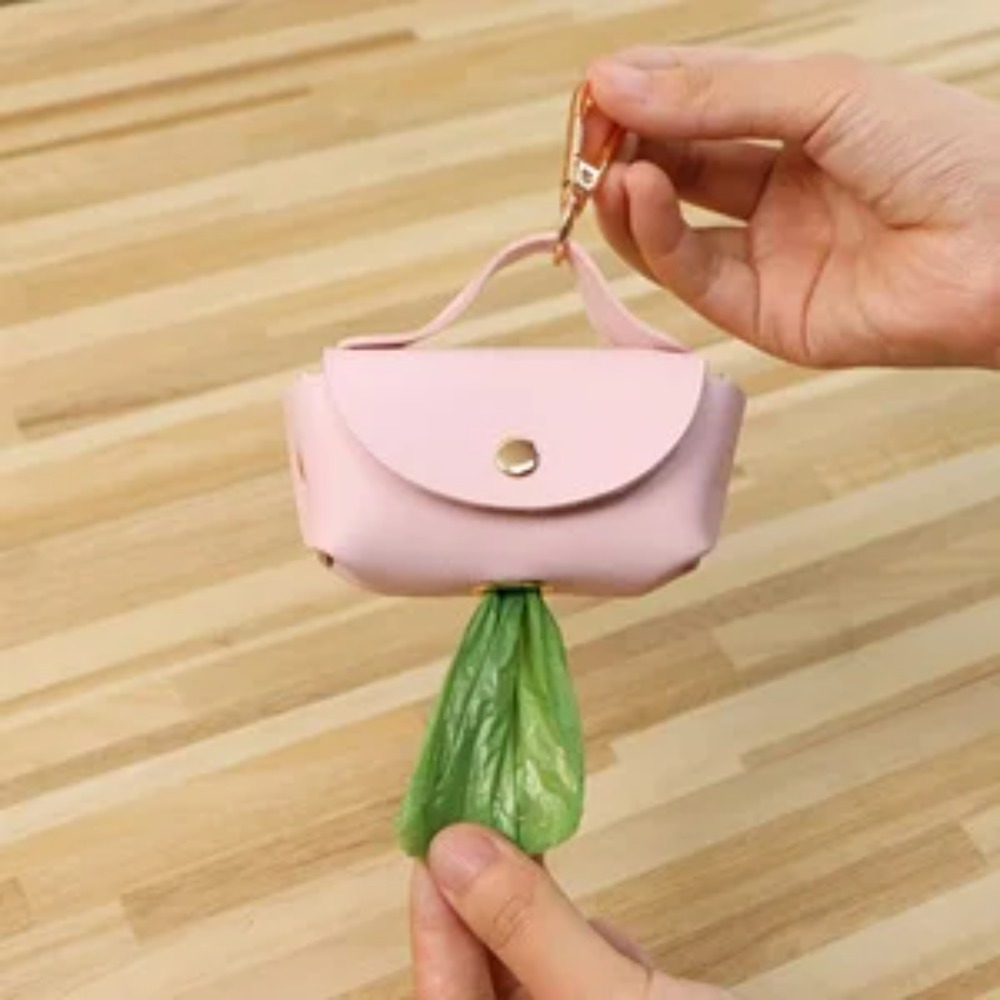 Elegant Leather Dog Poop Bag C – Leather Strap Quick Release Bewertung und Preis