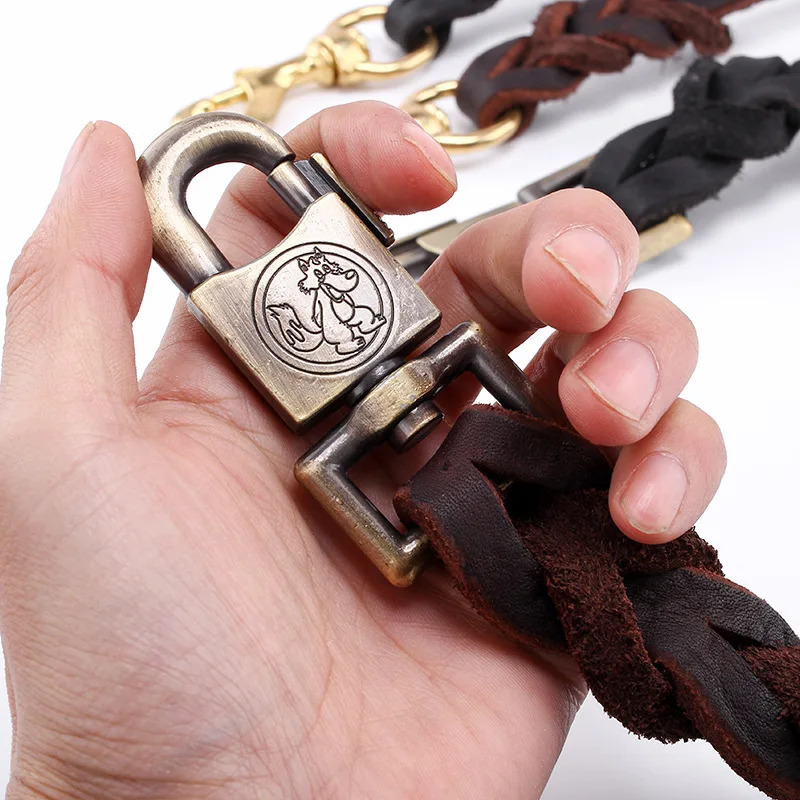Genuine Leather Dog Leash - To – Leather Strap Quick Release Bewertung und Preis