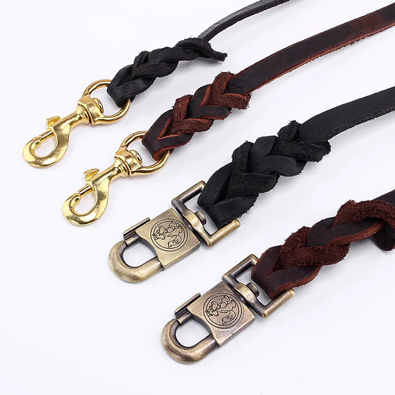 Genuine Leather Dog Leash - To – Leather Strap Quick Release Bewertung und Preis