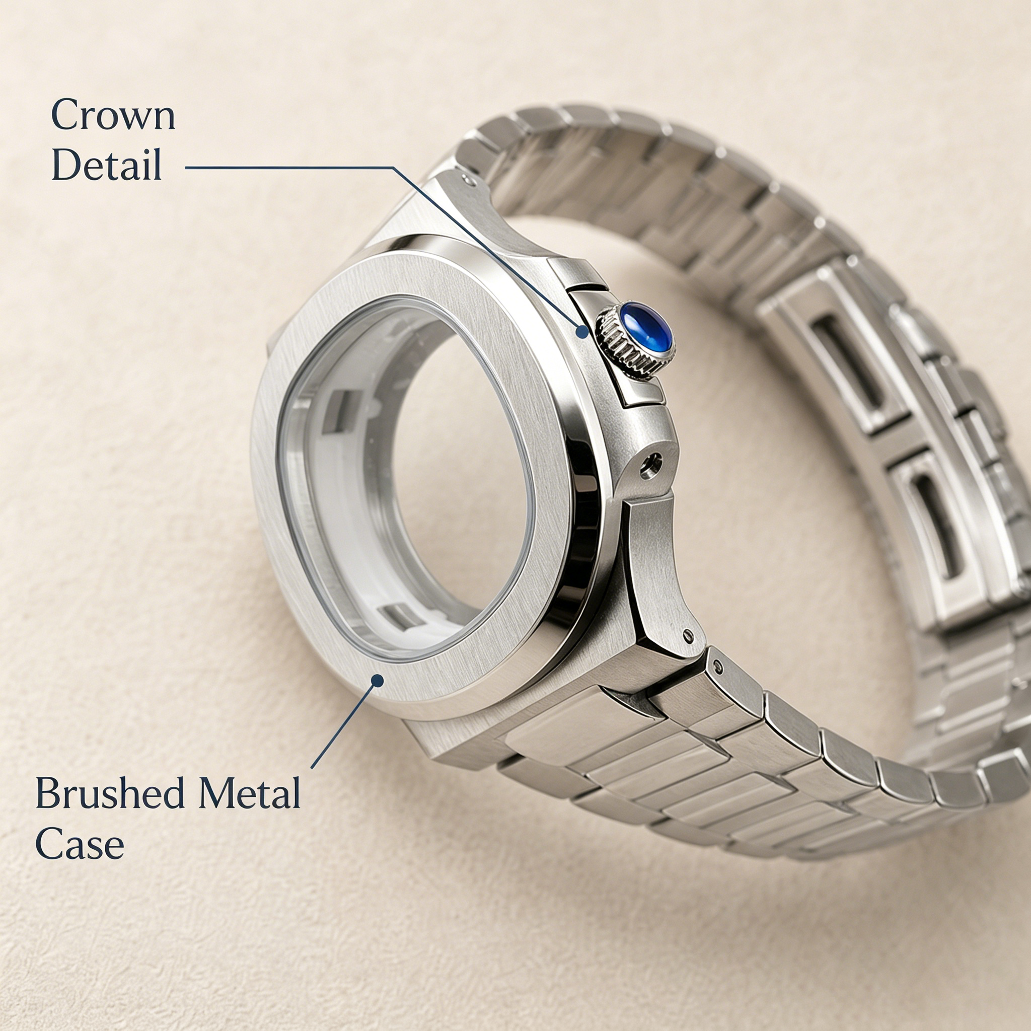 40mm Nautilus Watch Case Mod K – Butterfly Clasp Deployant Bewertung und Preis