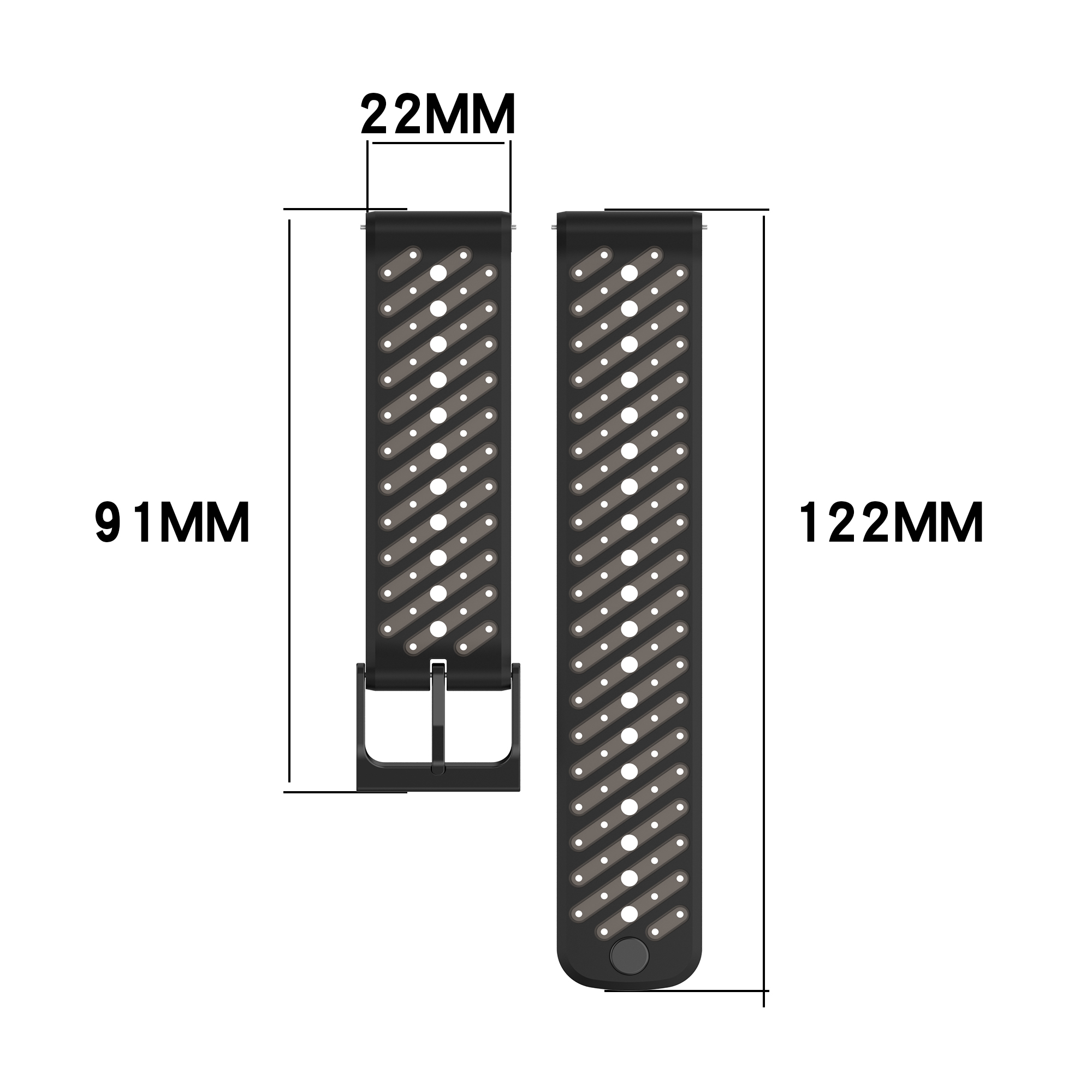 Silicone Sports Band For Suunt – Silicone Watch Band 22Mm Bewertung und Preis