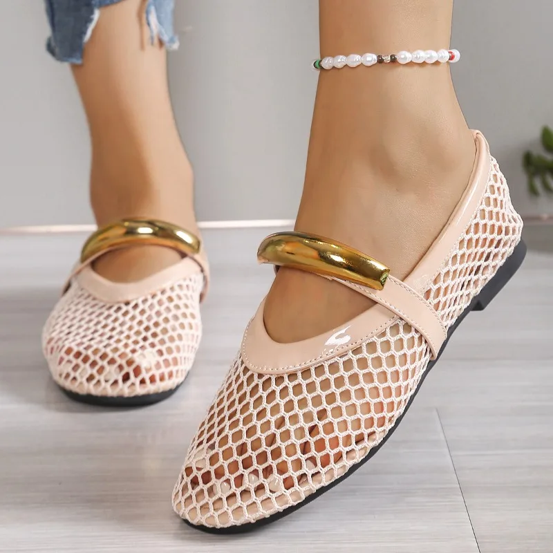 Women's Breathable Summer Roun – Mesh Strap Metal Bewertung und Preis