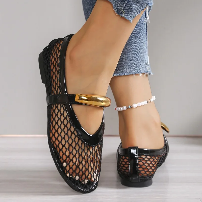 Women's Breathable Summer Roun – Mesh Strap Metal Bewertung und Preis