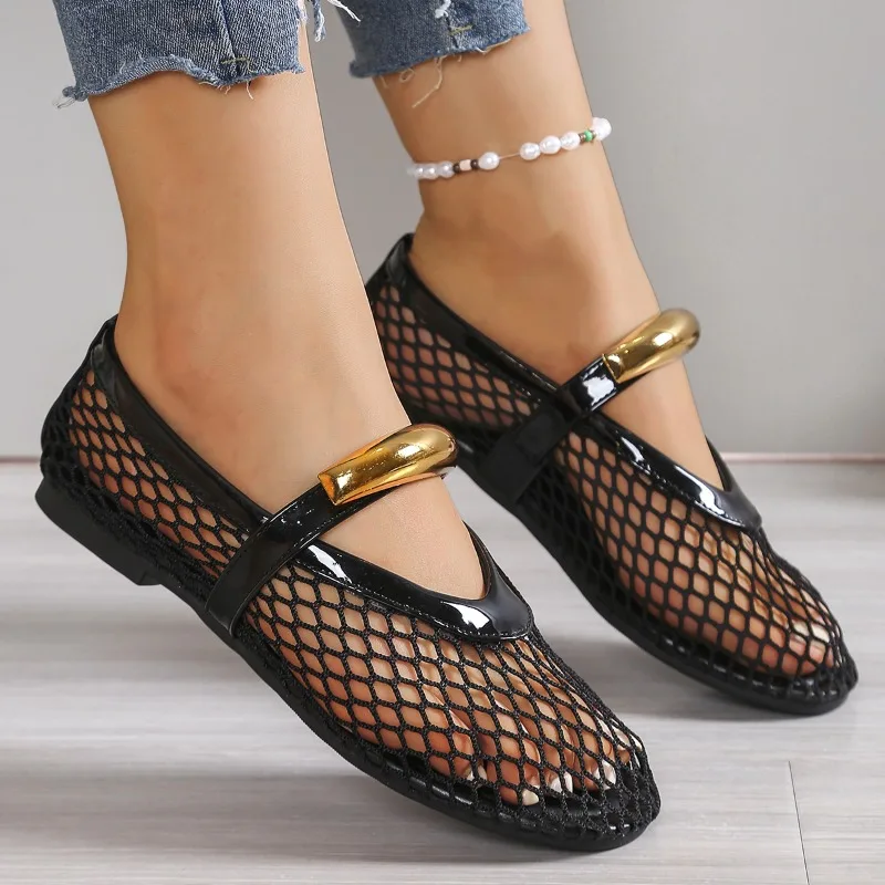 Women's Breathable Summer Roun – Mesh Strap Metal Bewertung und Preis