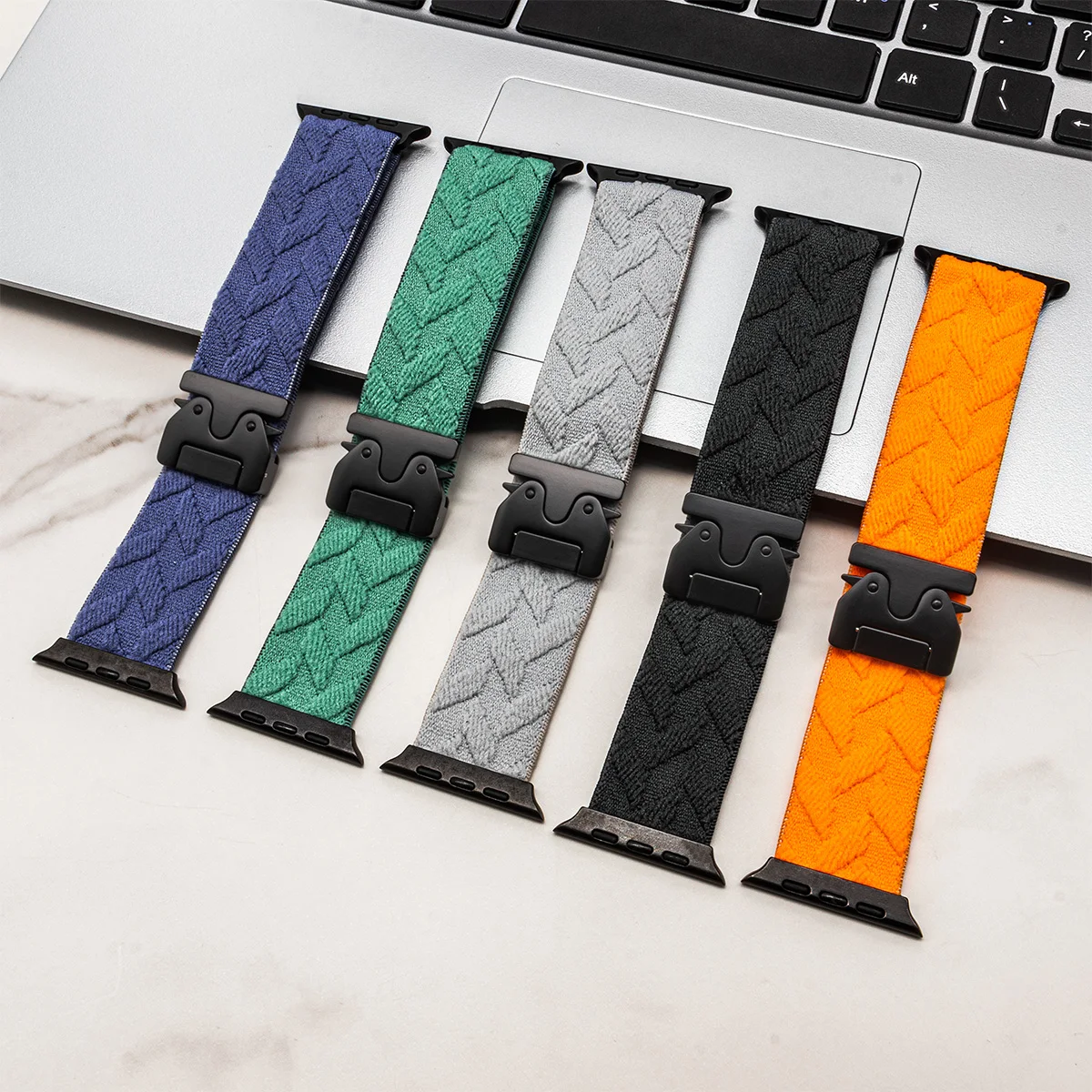 nylon strap for iwatch 10 9 8  – Parachute Strap Elastic Bewertung und Preis