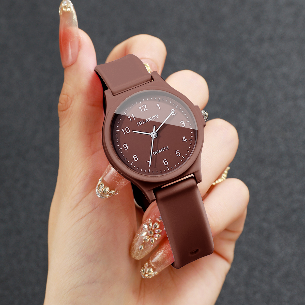 2PCS Fashion Arabic Dial Women – Silicone Band Women Bewertung und Preis