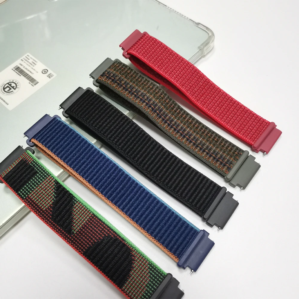 Nylon Breathable Loop Watchban – Sport Loop Velcro Bewertung und Preis