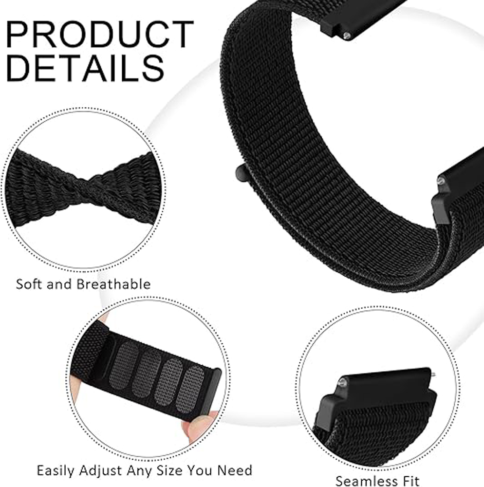 Nylon Breathable Loop Watchban – Sport Loop Velcro Bewertung und Preis