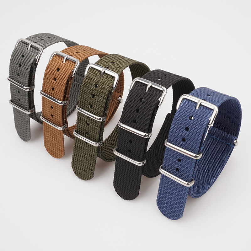 Ribbed Nylon Strap For Seiko M – Nato Strap Nylon Bewertung und Preis