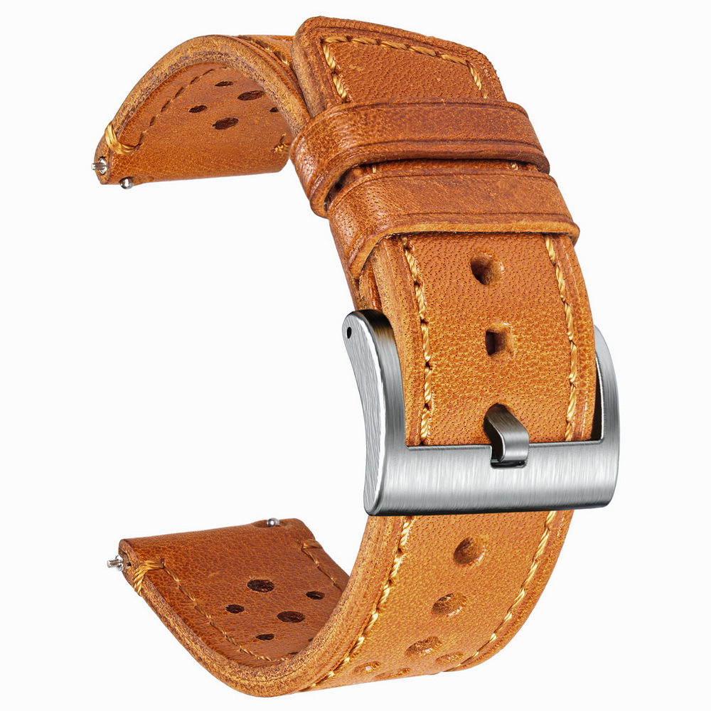 Hemsut Cowhide Watch Band Quic – Leather Strap Quick Release Bewertung und Preis