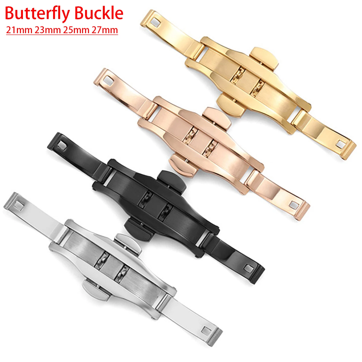 Stainless Steel Butterfly Depl – Butterfly Clasp Deployant Bewertung und Preis