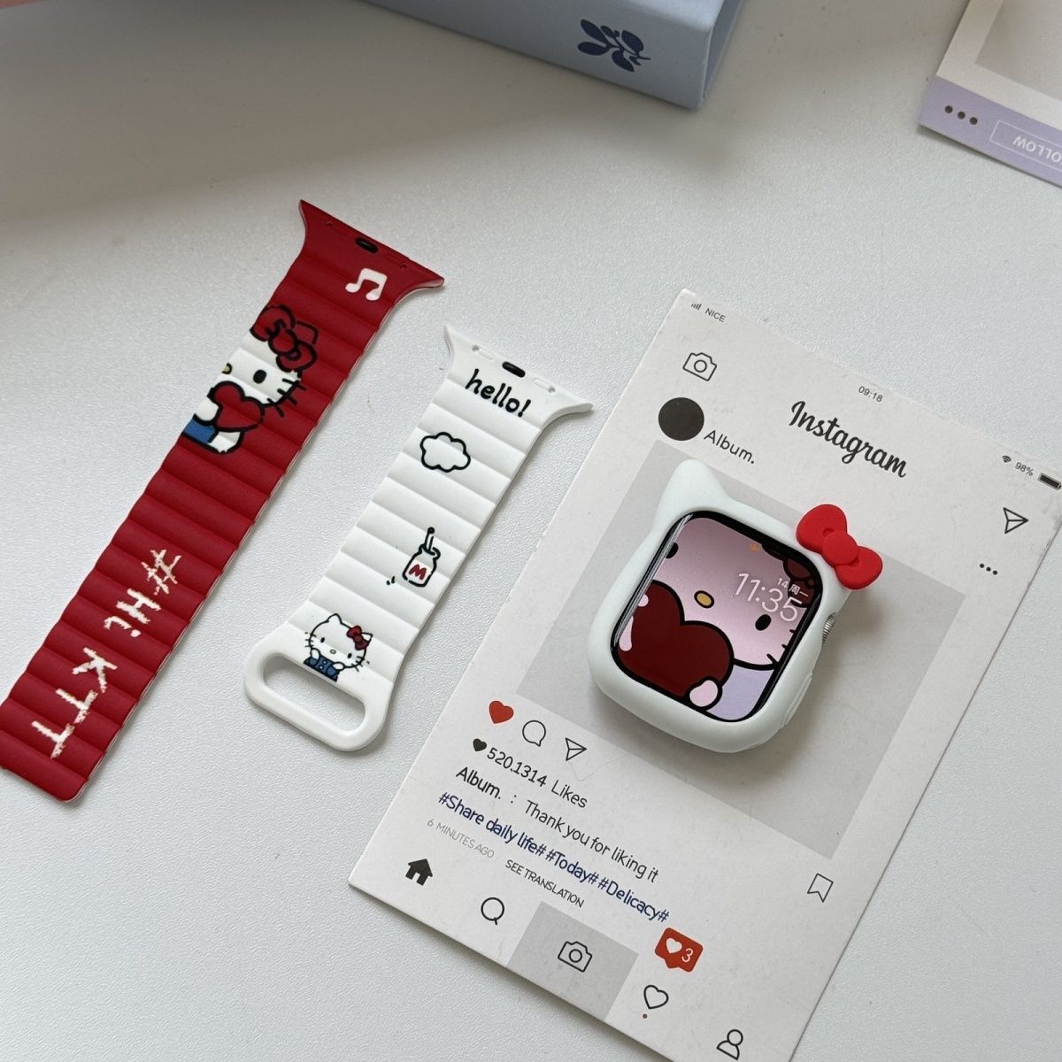 Anime Sanrio Hello Kitty Kurom – Silicone Band Women Bewertung und Preis