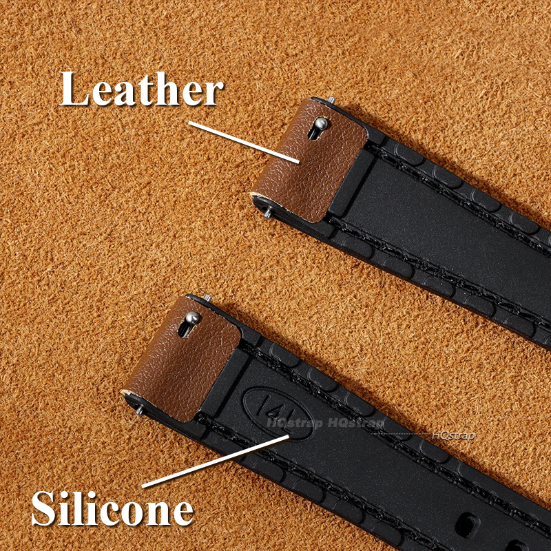 Ultra-thin Leather Watch Band  – Rubber Strap Diver Bewertung und Preis