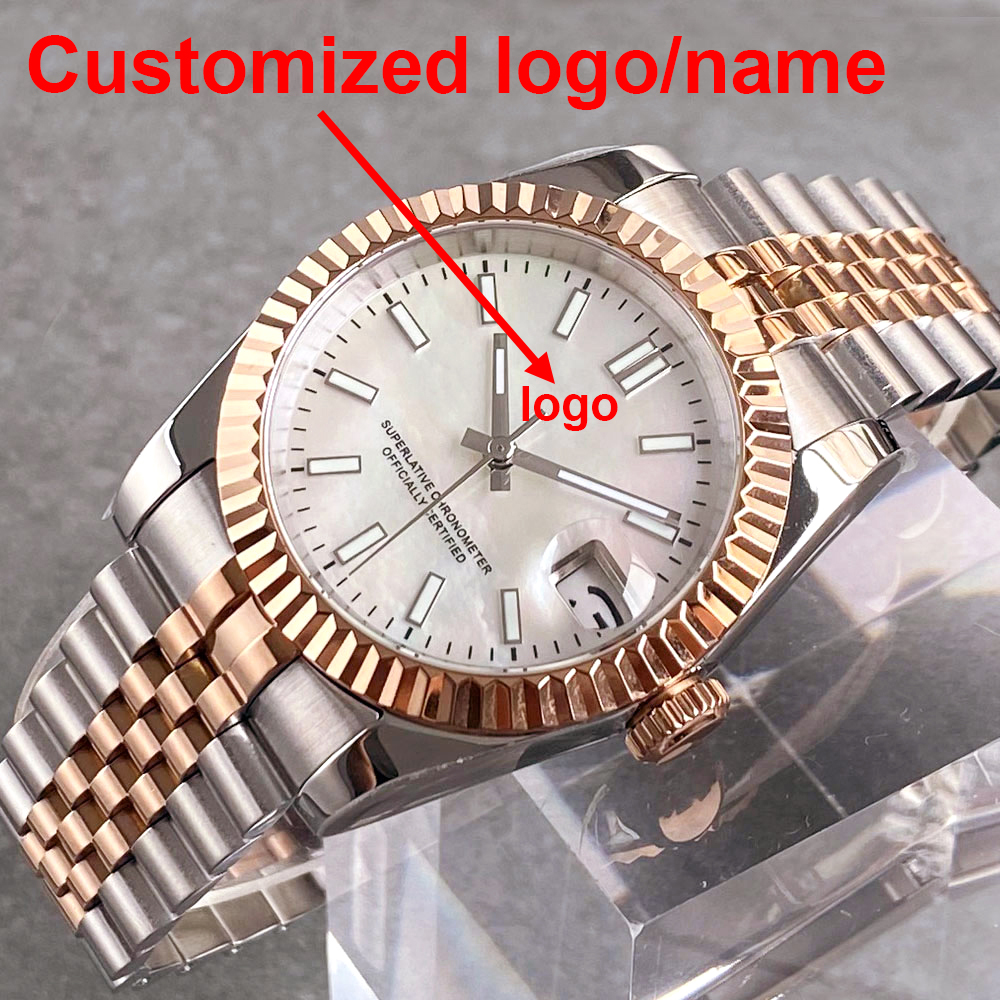 Customized two tone rose gold  – Stainless Bracelet Diver Bewertung und Preis