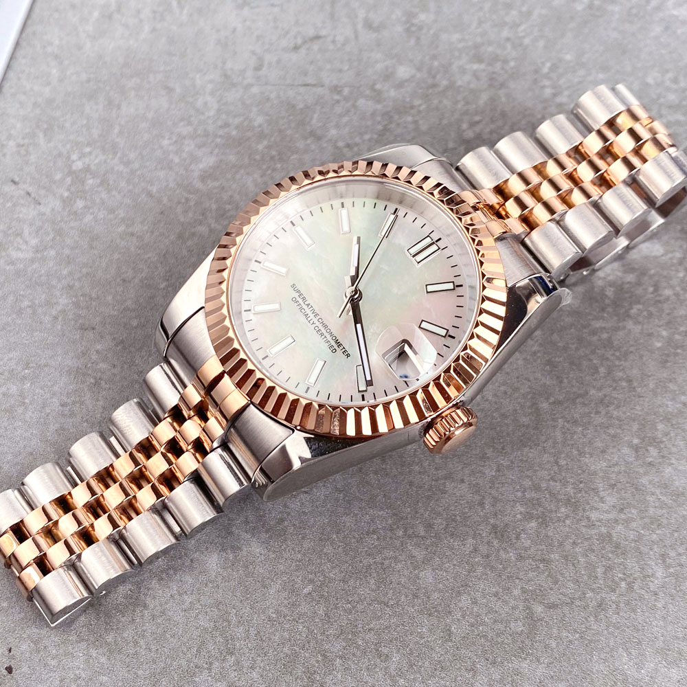 Customized two tone rose gold  – Stainless Bracelet Diver Bewertung und Preis