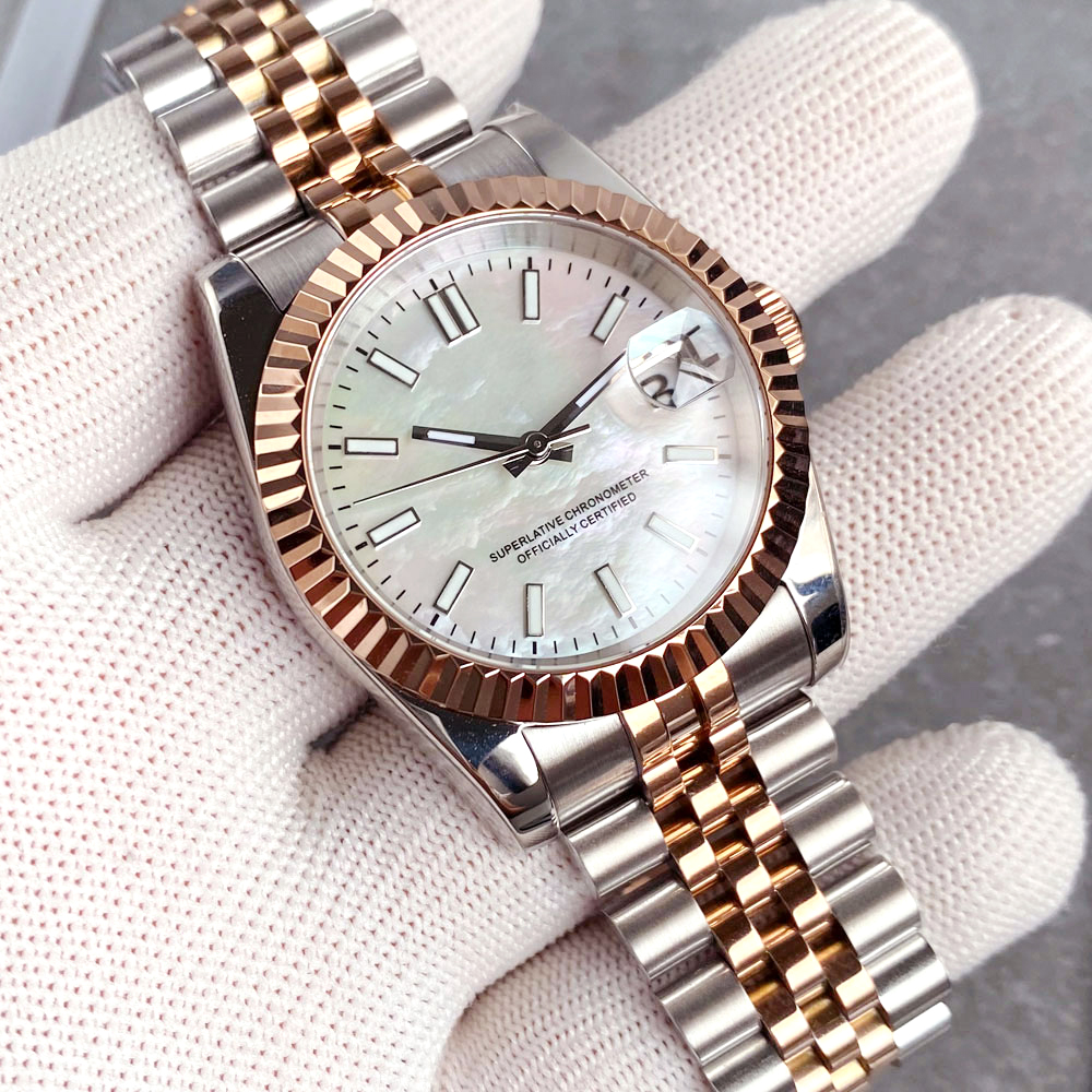 Customized two tone rose gold  – Stainless Bracelet Diver Bewertung und Preis