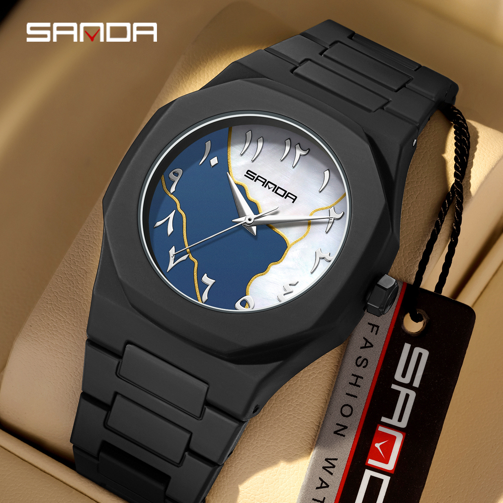 2025 SANDA Fashion Men's and W – Rubber Strap Diver Bewertung und Preis