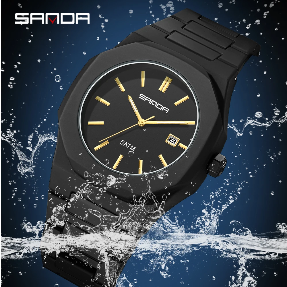 2025 SANDA Fashion Men's and W – Rubber Strap Diver Bewertung und Preis