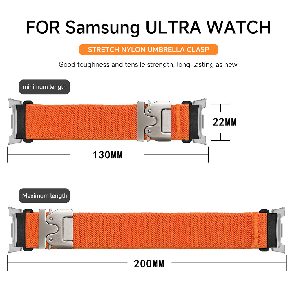 Nylon Strap For Samsung Galaxy – Parachute Strap Elastic Bewertung und Preis