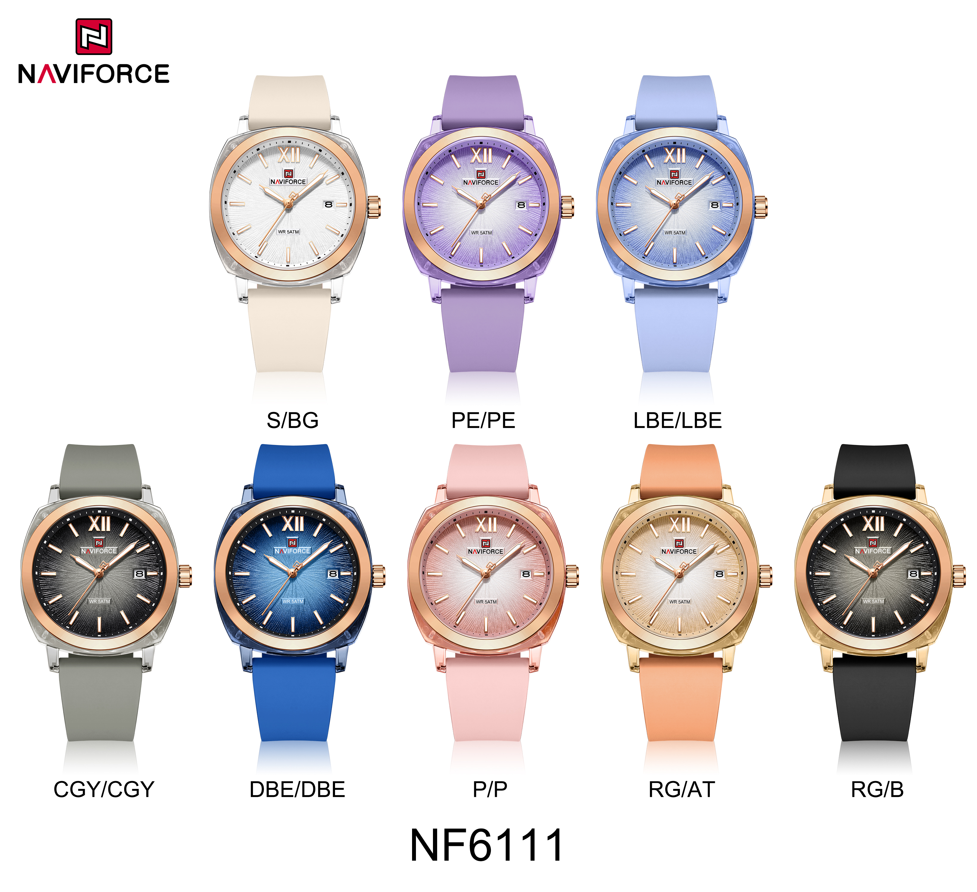 Naviforce 6111 Candy colors Wa – Silicone Band Women Bewertung und Preis