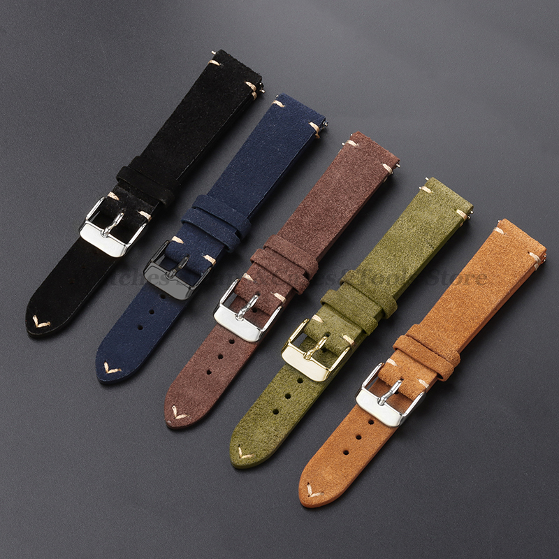 Vintage Genuine Suede Leather  – Suede Strap Watch Bewertung und Preis