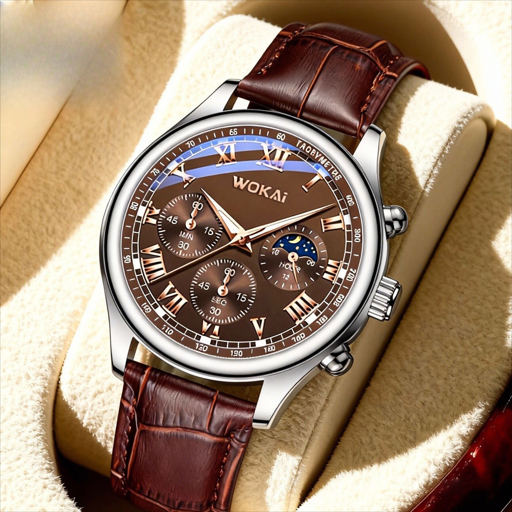 Luxury Men Business Watches Fa – Leather Watch Band Men Bewertung und Preis